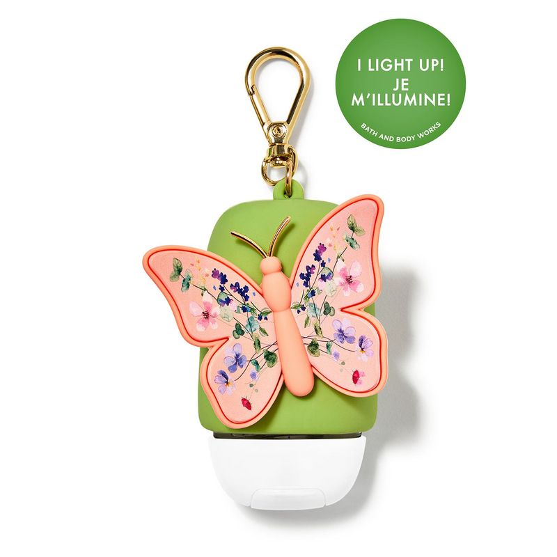 Porta-Antibacterial-Light-Up-Pink-Floral-Butterfly